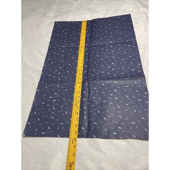 20x30 Inch Blue Fish Coral Wrapping Paper Sheets Set- 2 Papers & 2 Tissue Sheets - Picture 11 of 12